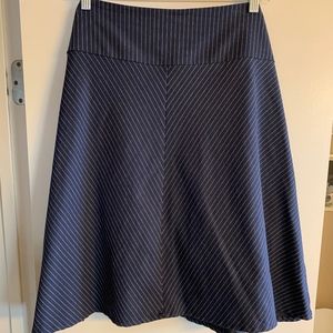 Betabrand pinstripe skort in Navy
